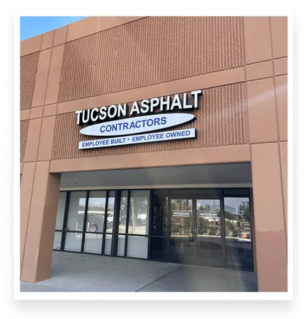 Photo of a new Tucson Asphalt Contractors building